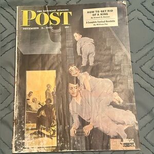Vintage Saturday Evening Post Magazine - December 1939